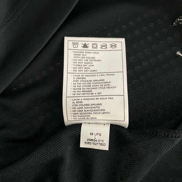 Nike Golf Women’s FITDRY Short Sleeve Shirt Quarter Zip Size L Black Mesh NWT - Picture 7 of 8